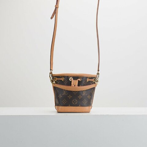 ﻿﻿二手Lv Nano Noé 水桶包 老花/ 晶片款