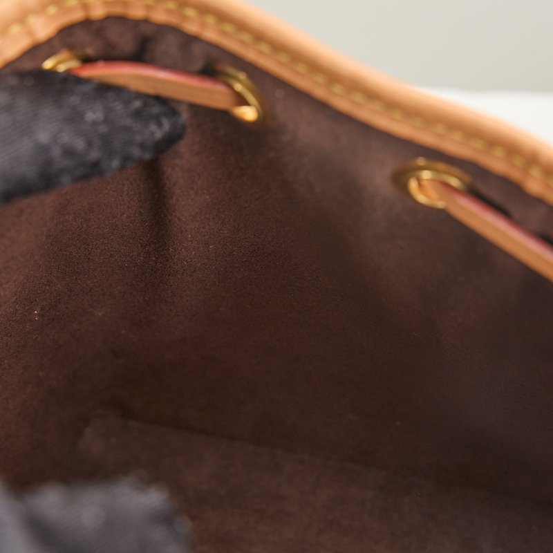 二手Lv Nano Noé 水桶包 老花/ 晶片款-23