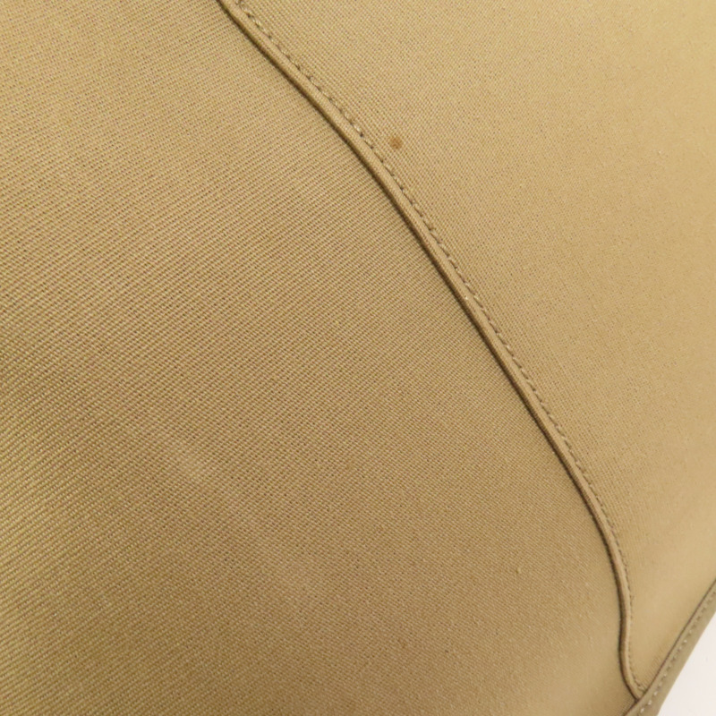 HERMES 帆布Cabag Elan銀扣手挽肩背兩用袋Taupe-13