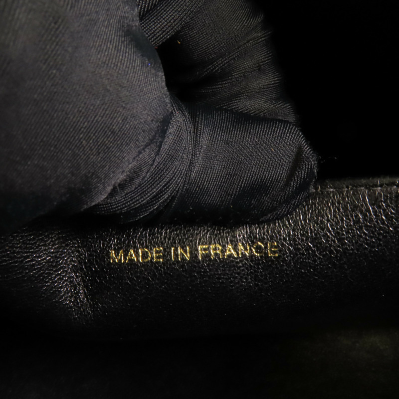 CHANEL 牛皮皮革Vintage Tote Bag金扣肩背袋-7