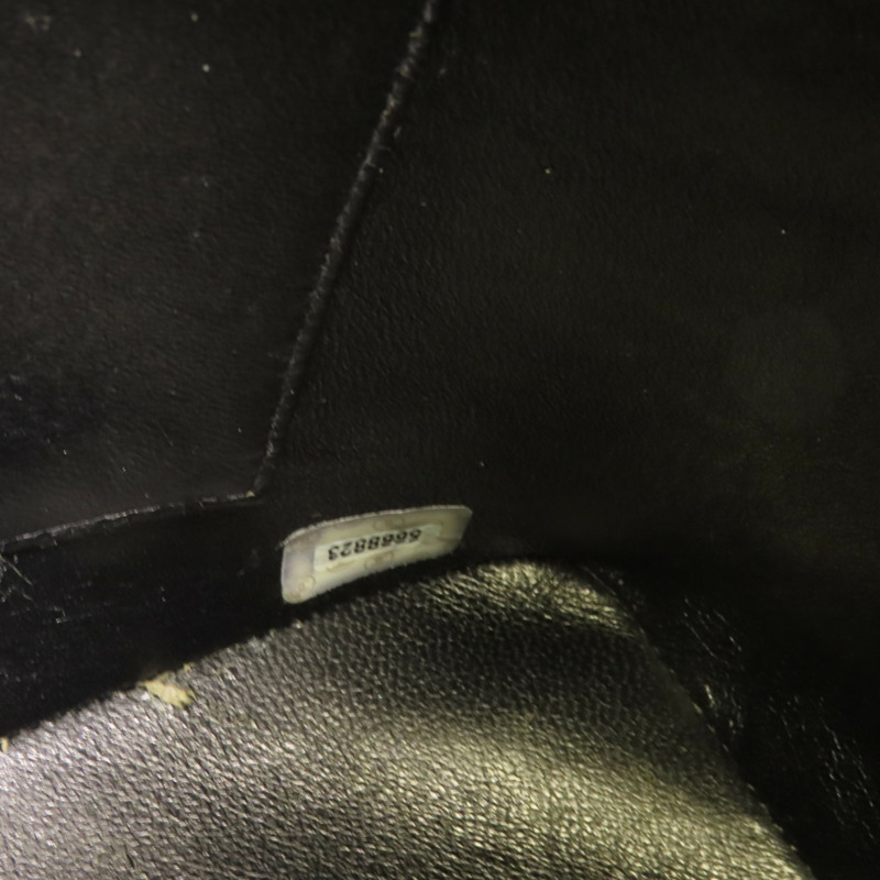 CHANEL 牛皮皮革Vintage Tote Bag金扣肩背袋-9