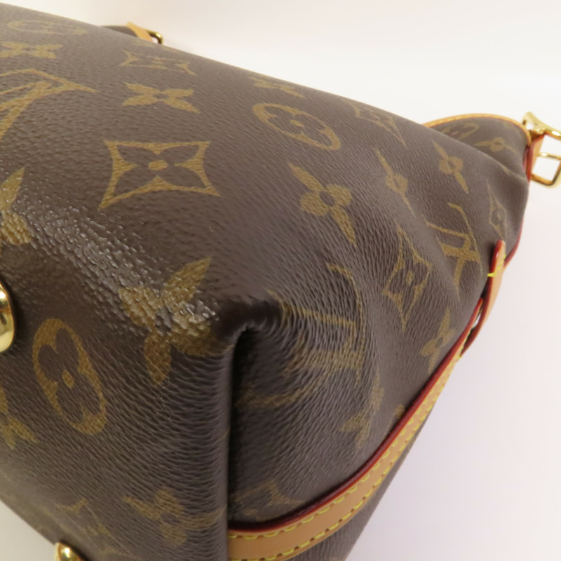 LOUIS VUITTON Monogram CarryAll PM金扣肩背袋-14