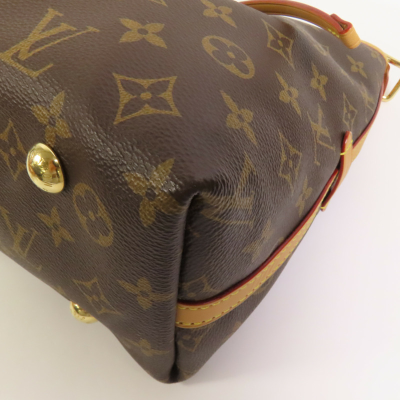 LOUIS VUITTON Monogram CarryAll PM金扣肩背袋-15