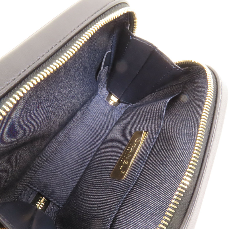 CHANEL 牛皮皮革CC Mania Waist Bag金扣鏈帶腰包-7