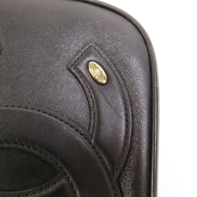 CHANEL 牛皮皮革CC Mania Waist Bag金扣鏈帶腰包-16