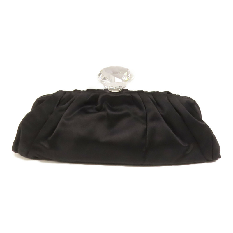 CHANEL Satin Vintage Handbag銀扣手挽袋-1