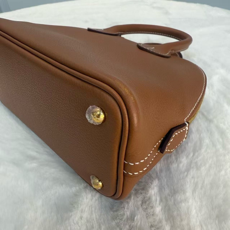 Hermes愛馬仕mini bolide 迷你保齡球 金棕金扣-3