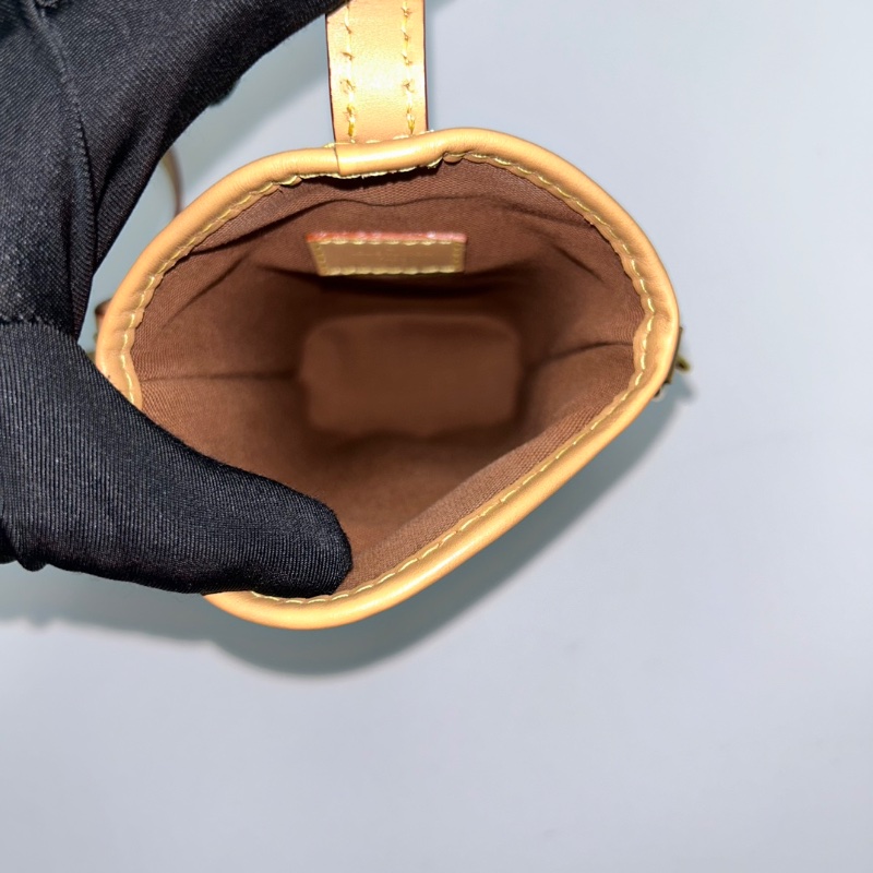 LV FOLDMEPOUCH老花mini肩背斜背薯條包 芯片款10.5*18*6 98新配件塵袋-2