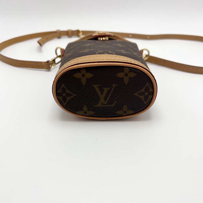 LV FOLDMEPOUCH老花mini肩背斜背薯條包 芯片款10.5*18*6 98新配件塵袋-4