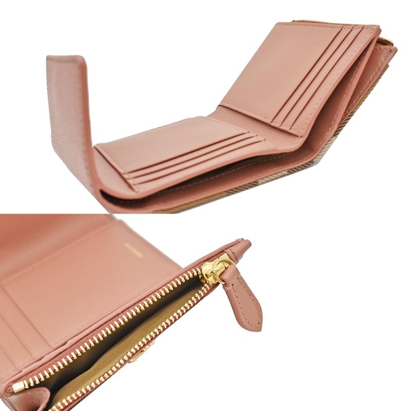 【門市全新現貨】 BURBERRY Lancaster 牛皮帆布格紋三折短夾(附原廠防塵袋)-3