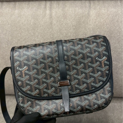 GOYARD黑色郵差包