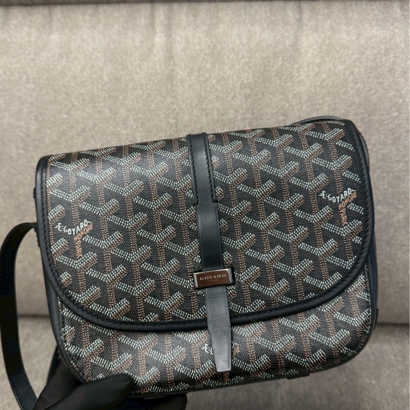GOYARD黑色郵差包-0