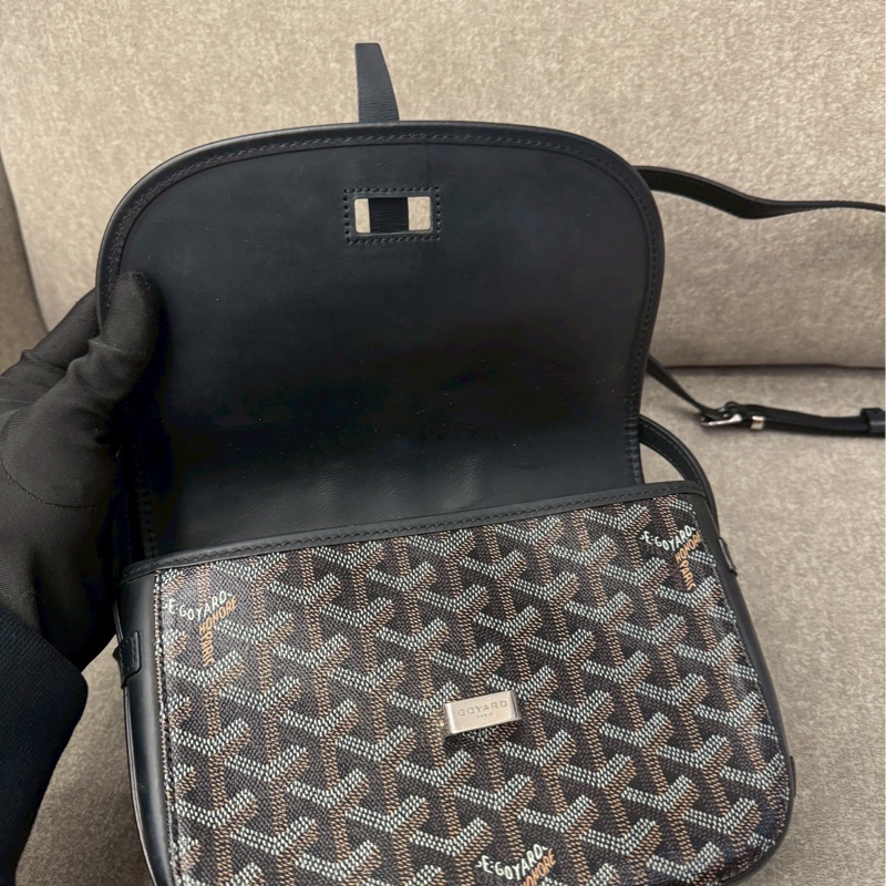 GOYARD黑色郵差包-5