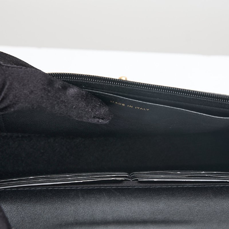 二手Chanel 24P愛心金球woc/黑金牛 芯片款-22