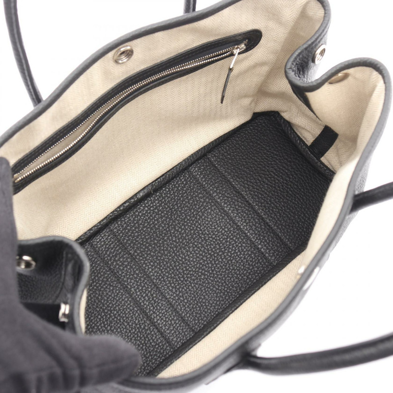 愛馬仕花園派對TPM手提包 O 051568CK Negonda皮革 SHW 黑色 二手-2