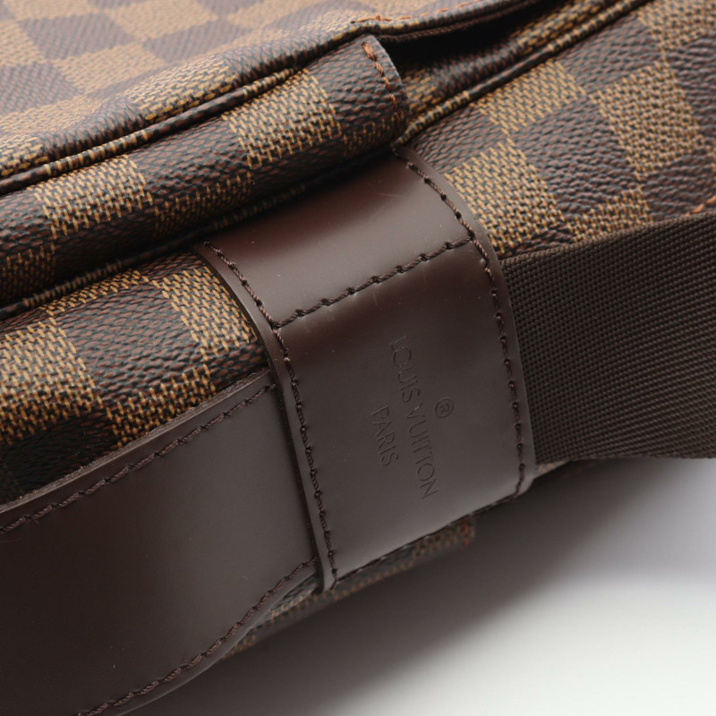 路易威登 Naviglio 單肩斜背包 N45255 Damier 皮革 Ebene 二手-7