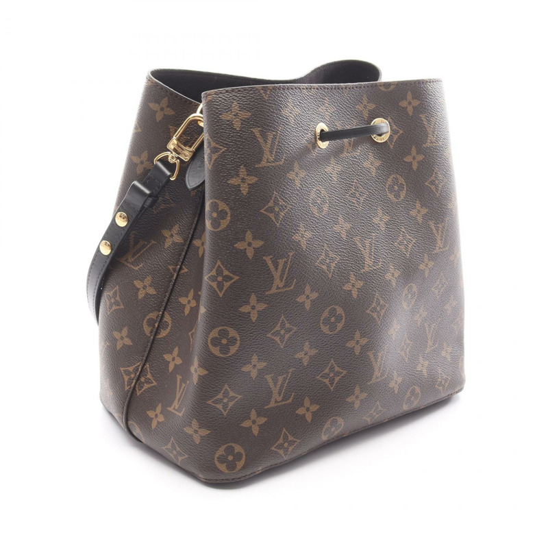 路易威登 NeoNoe 肩背斜背包 M44020 Monogram 皮革 棕色-1