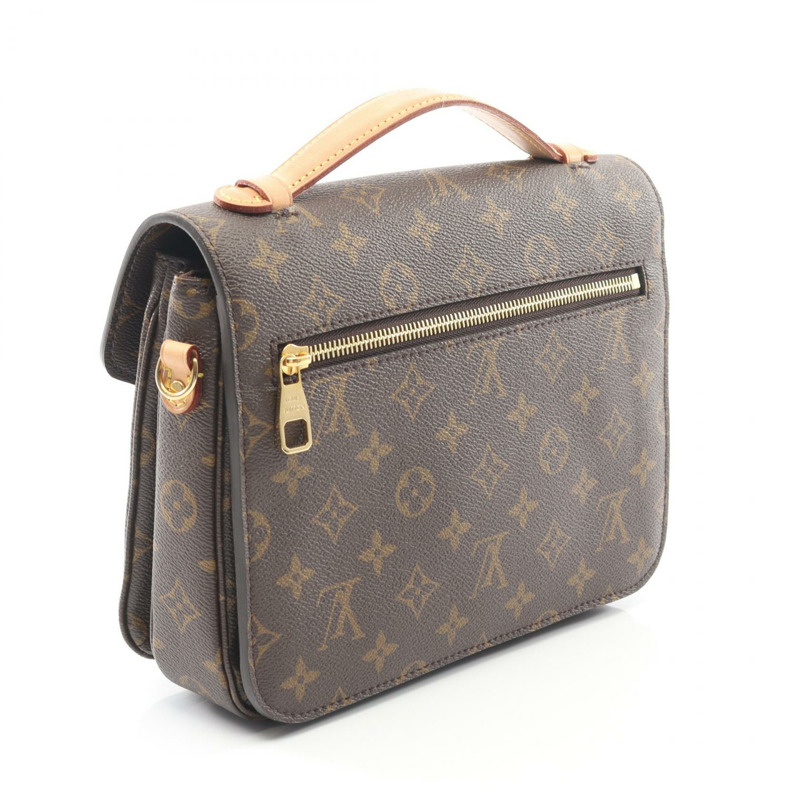 路易威登 Pochette Metis MM 斜背包 M44875 Monogram 棕色皮革-1