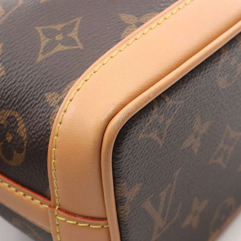 路易威登 NanoNoe 斜背單肩包 M81266 Monogram 棕色皮革-4