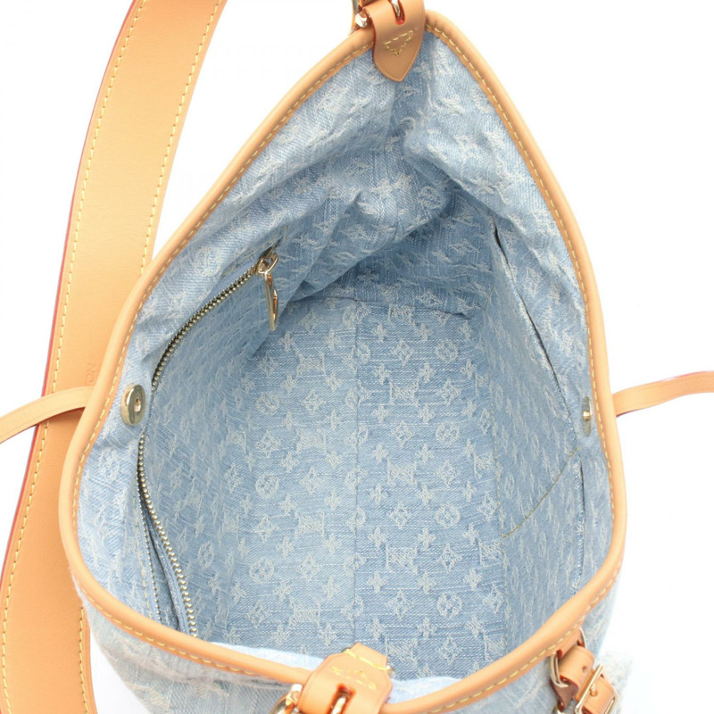 路易威登 LV 泳池邊手提包 NM PM 單肩包 M11462 Monogram 牛仔布-2
