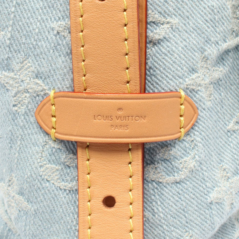 路易威登 LV 泳池邊手提包 NM PM 單肩包 M11462 Monogram 牛仔布-3