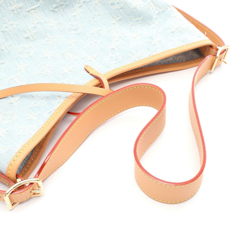 路易威登 LV 泳池邊手提包 NM PM 單肩包 M11462 Monogram 牛仔布-5