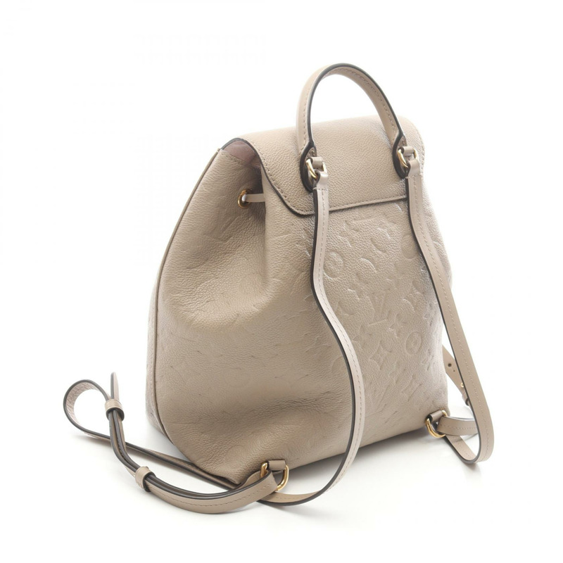 路易威登 Montsouris 小號背包背包 M45410 Monogram empreinte 米色 LV-1