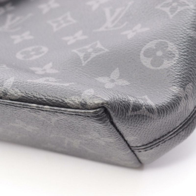 路易威登公事包 Explorer 商務斜背包 M40566 Monogram Eclipse-10