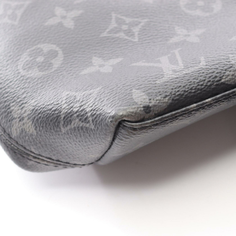 路易威登公事包 Explorer 商務斜背包 M40566 Monogram Eclipse-11