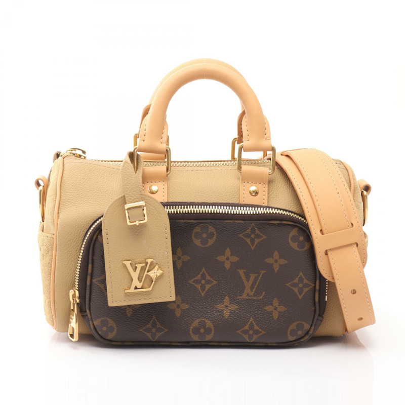 路易威登 Keepall Bandouliere 25 斜背包 M12627 Monogram 麂皮 LV-0