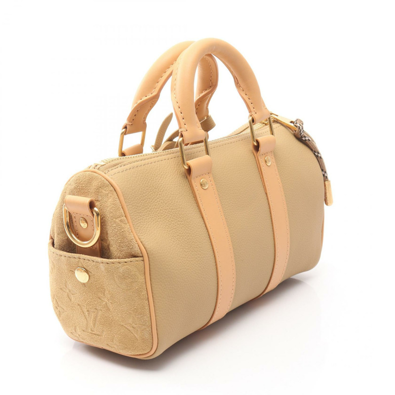 路易威登 Keepall Bandouliere 25 斜背包 M12627 Monogram 麂皮 LV-1