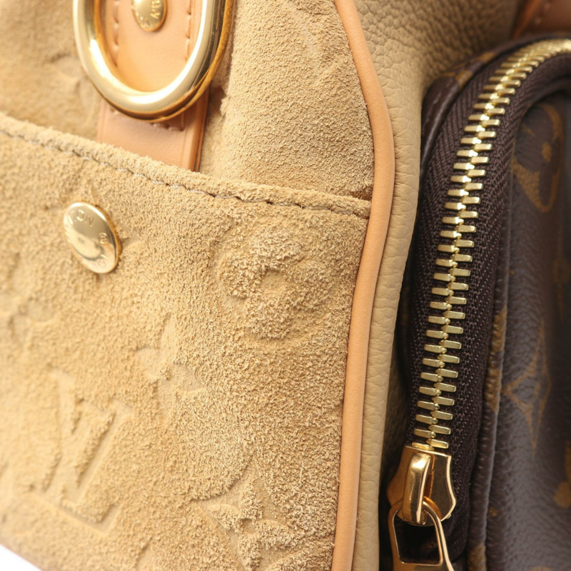 路易威登 Keepall Bandouliere 25 斜背包 M12627 Monogram 麂皮 LV-8