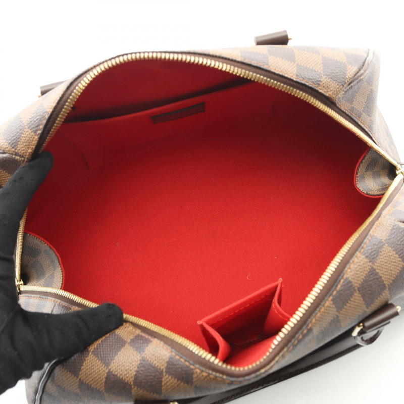 路易威登 Rivera MM 手提包 N41434 Damier 皮革棕色 Ebene 二手女士-2