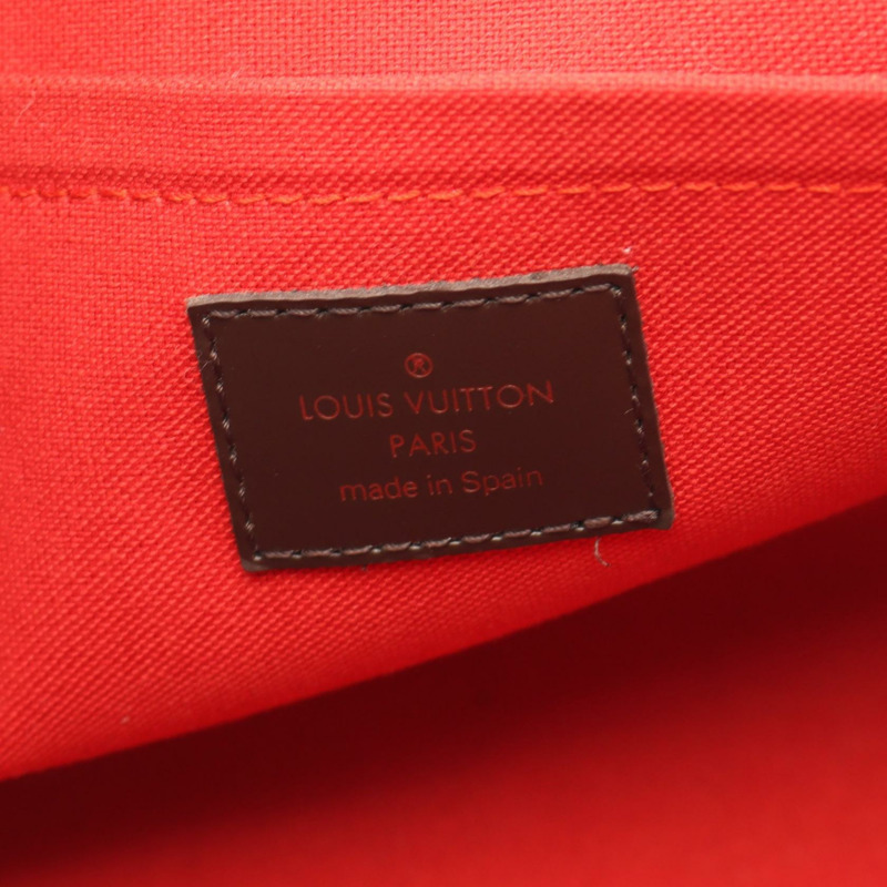 路易威登 Rivera MM 手提包 N41434 Damier 皮革棕色 Ebene 二手女士-3