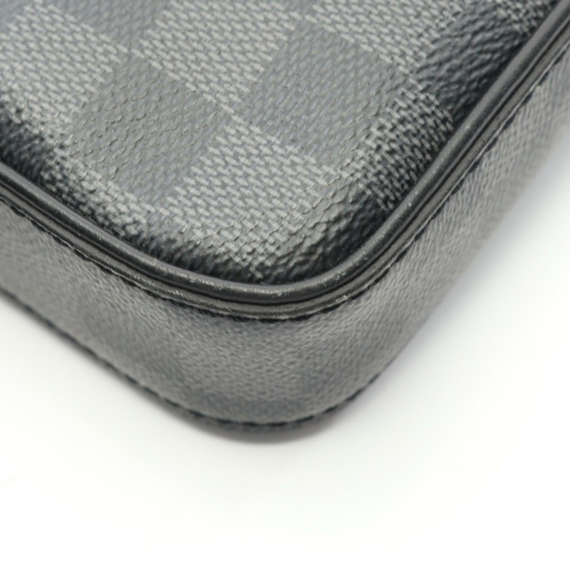 路易威登 Alpha 斜背包 N40188 Damier 石墨黑 二手 LV-7