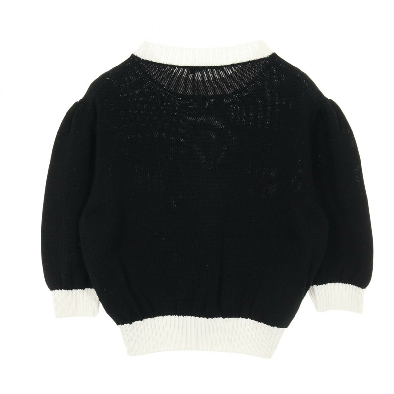 PRADA Logo Sweateater 針織棉黑白款 #40 二手女款-1