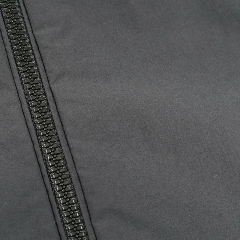 MONCLER ALCYONE 山地長款連帽夾克，尼龍聚酯混紡，黑色，二手，尺寸 3-6