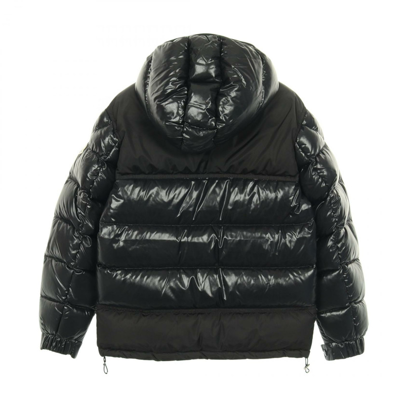 MONCLER TANY 男士尼龍黑色羽絨外套/短外套,二手,尺寸 1-1