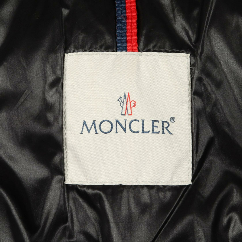 MONCLER TANY 男士尼龍黑色羽絨外套/短外套,二手,尺寸 1-2