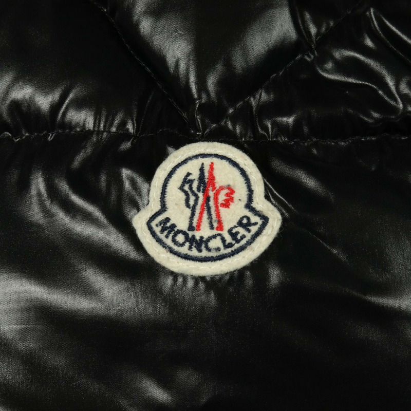 MONCLER TANY 男士尼龍黑色羽絨外套/短外套,二手,尺寸 1-5
