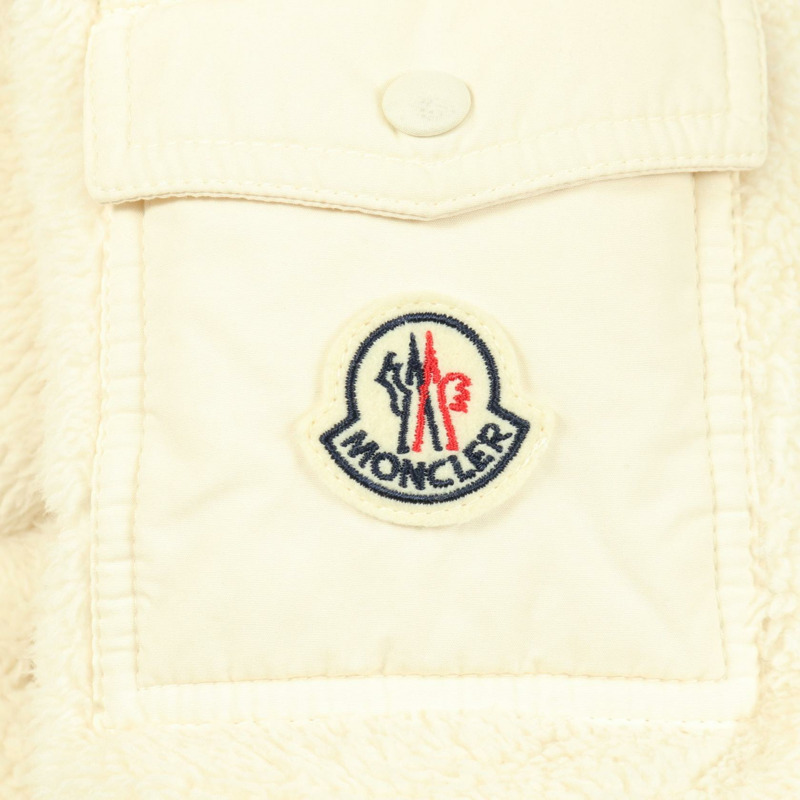MONCLER FLOYRAC 羽絨短外套 #0 聚酯纖維 白色 二手 女款-5