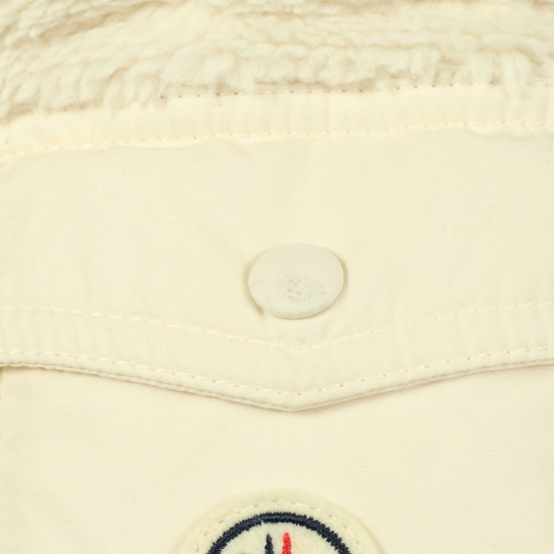 MONCLER FLOYRAC 羽絨短外套 #0 聚酯纖維 白色 二手 女款-6