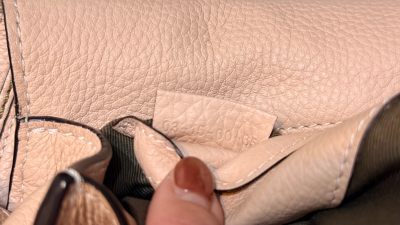 Chloe Marcie 牛皮掀蓋斜背鈴鼓包-裸色-7