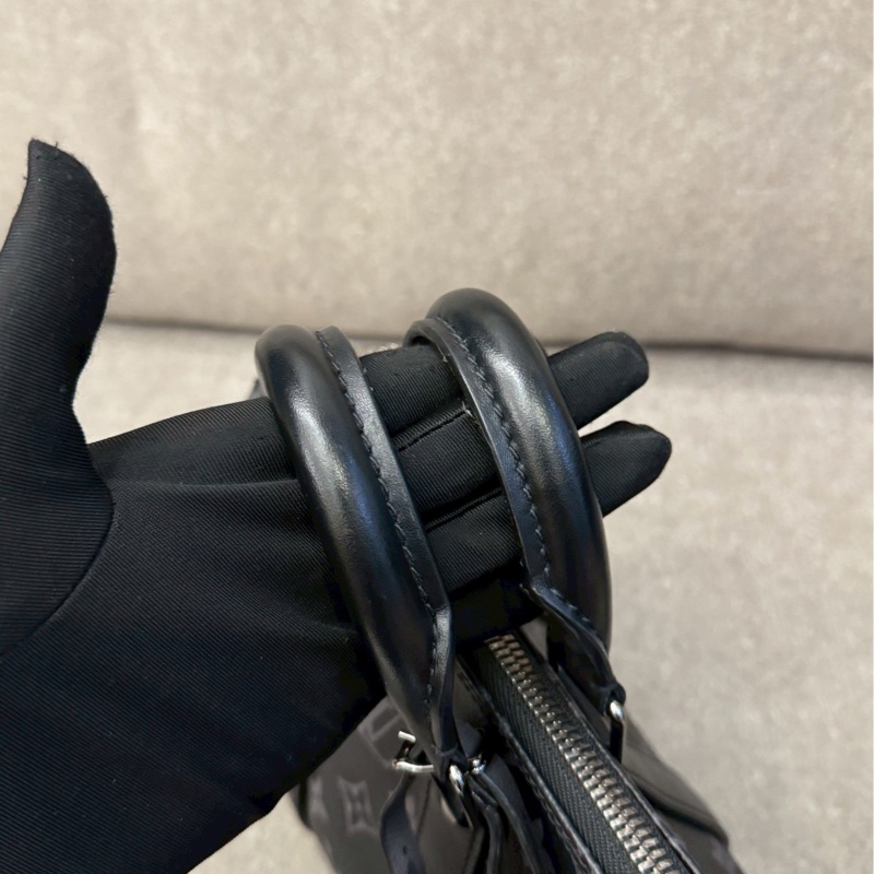 LV keepall25黑老花-5