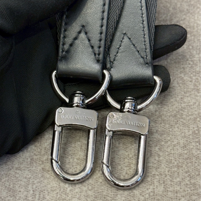 LV keepall25黑老花-8