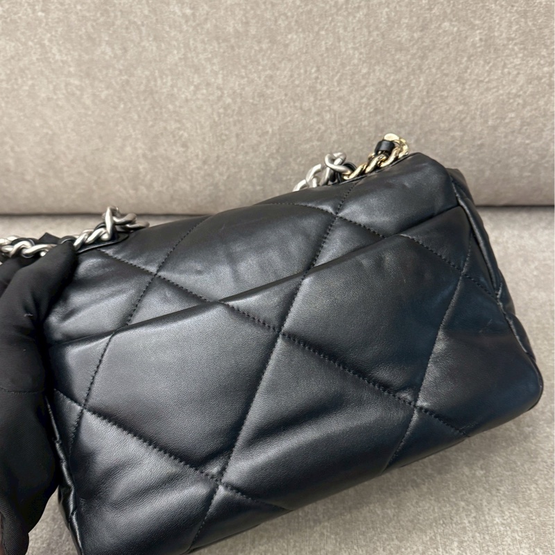 香奈兒19bag 黑銀-2