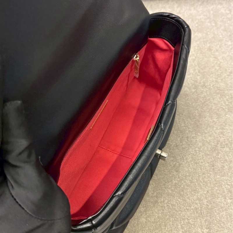 香奈兒19bag 黑銀-8