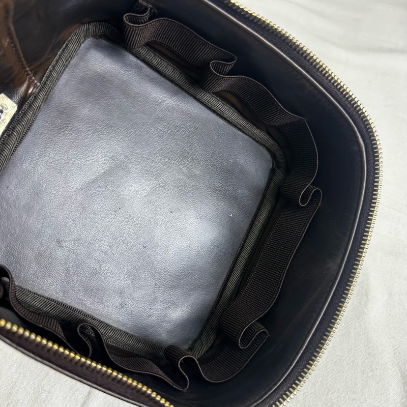 Chanel 手提包 化妝包 魚子醬 中古款 vingage 出清特價-22