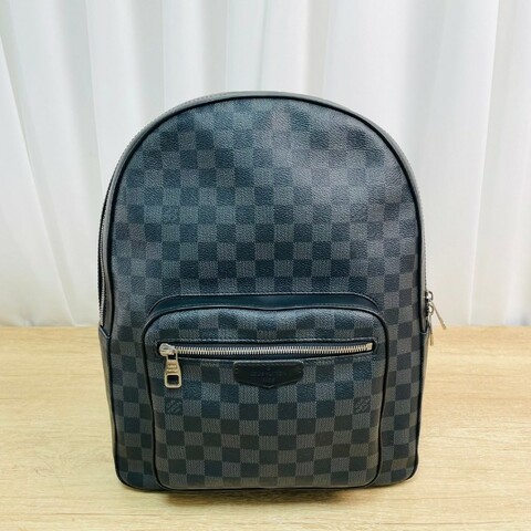 LV  Josh系列 男士黑色棋盤格後背包