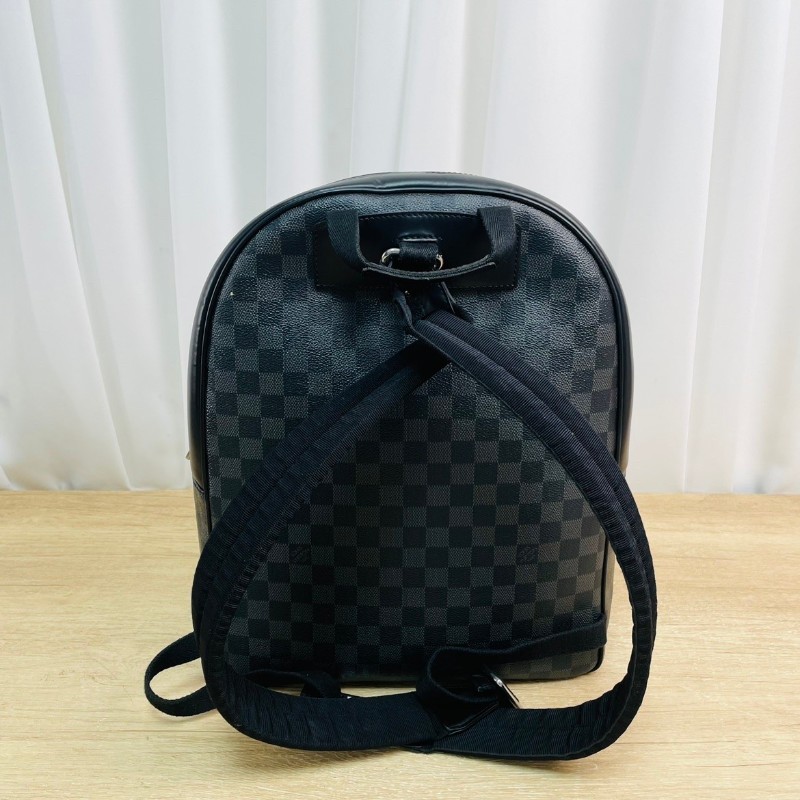 LV  Josh系列 男士黑色棋盤格後背包-1